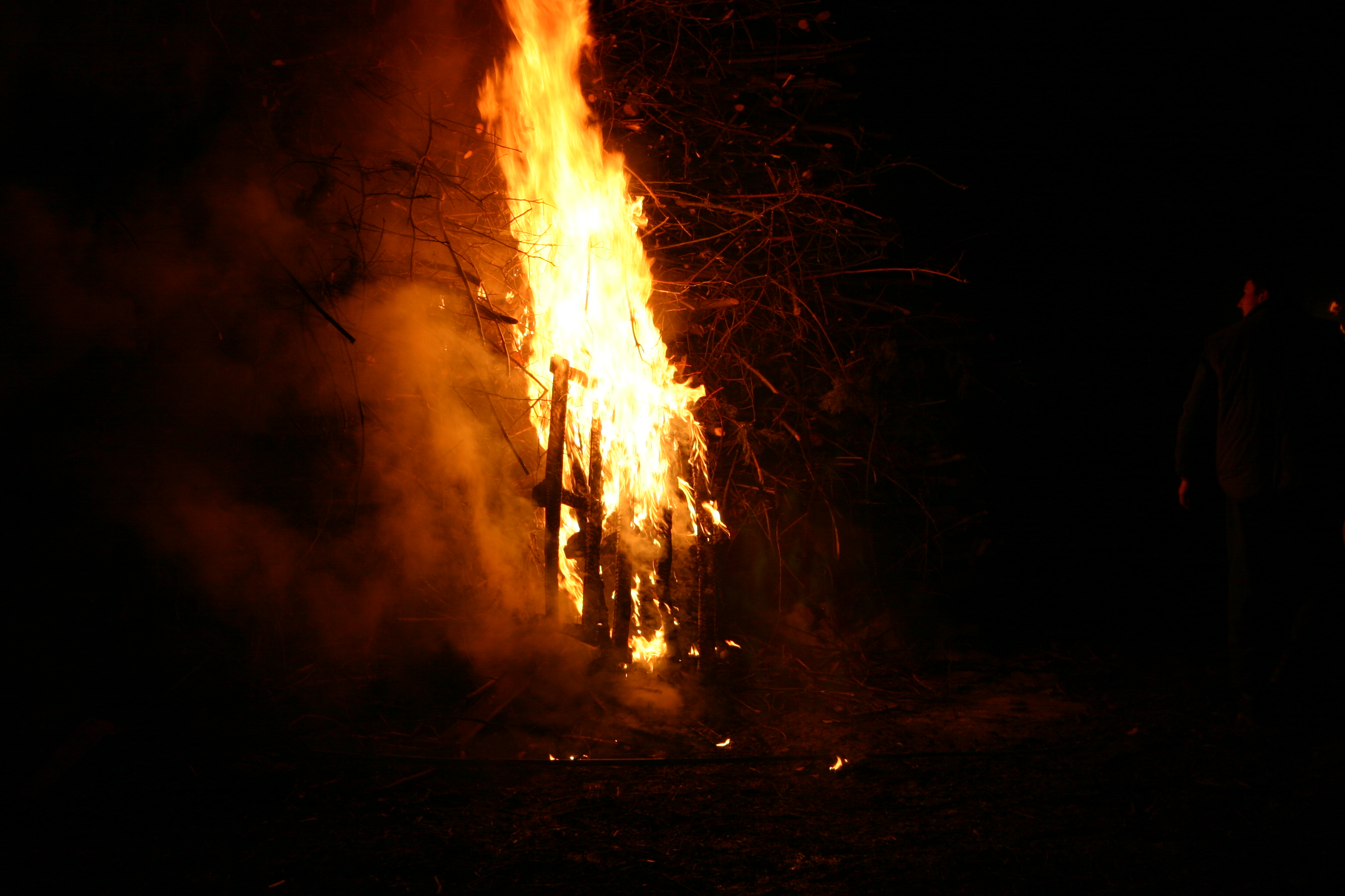 Falò 17 febbraio a Pomaretto